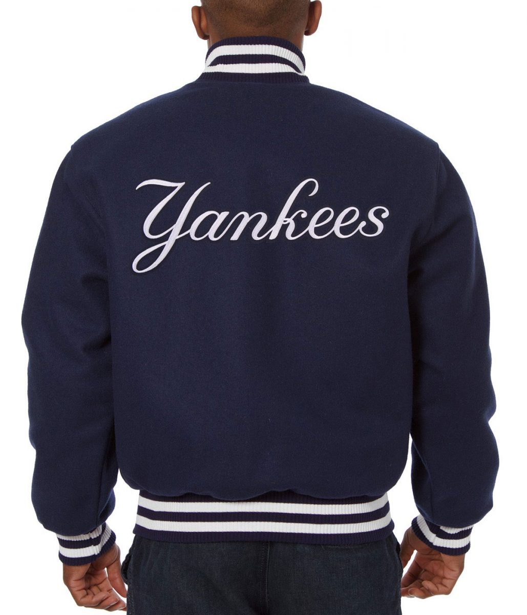 Yankees New York Varsity Blue Wool Jacket