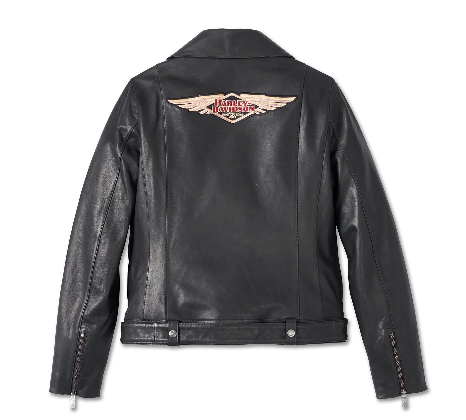 Harley-Davidson Women's 120th Anniversary Black Leather Jacket
