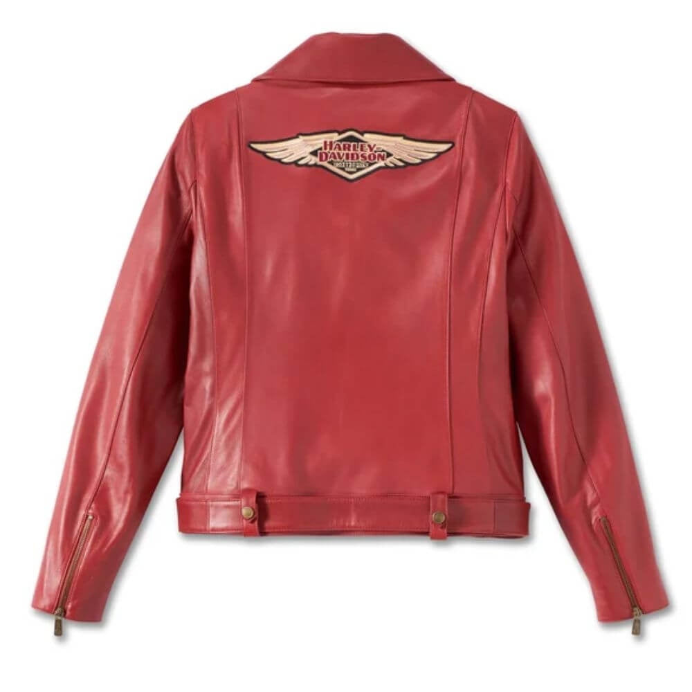 Harley-Davidson Women's 120th Anniversary Classic Biker Leather Jacket