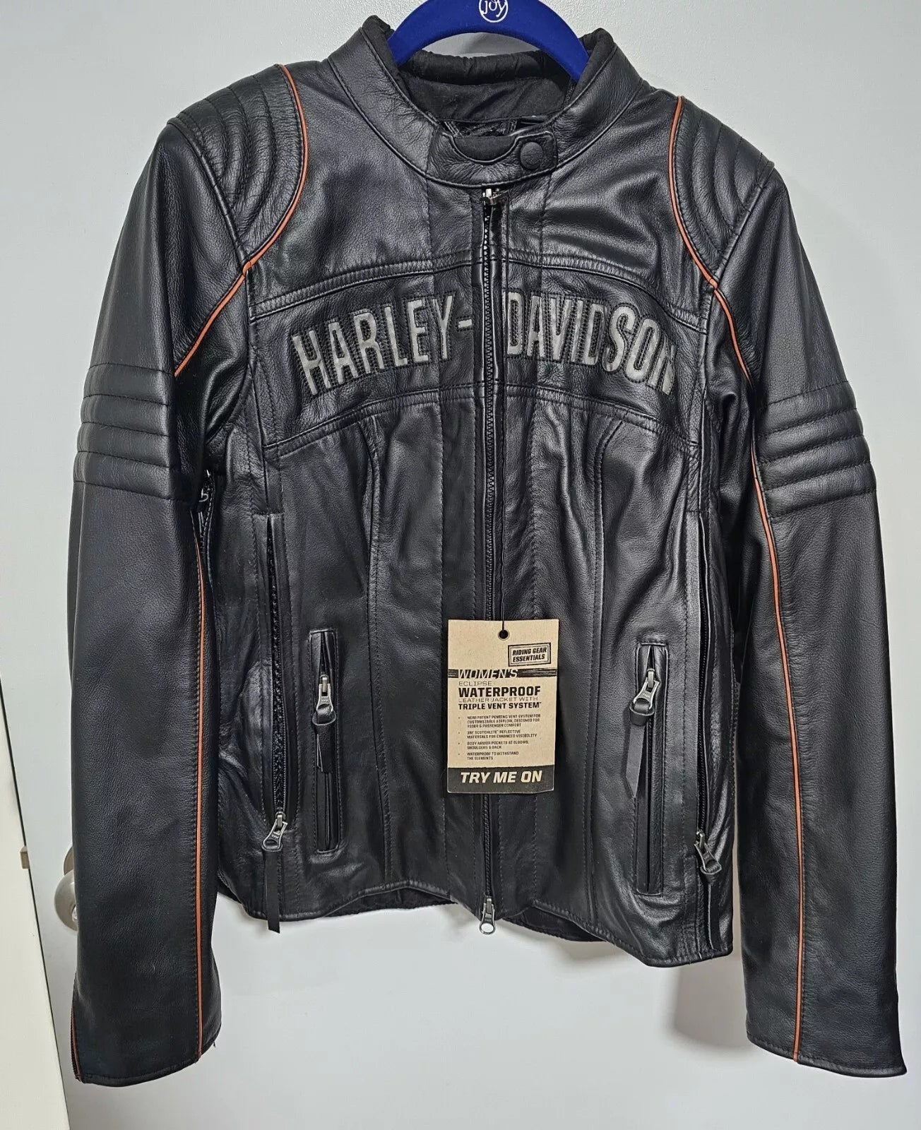 Harley-Davidson Women’s Reflective Rider Leather Jacket