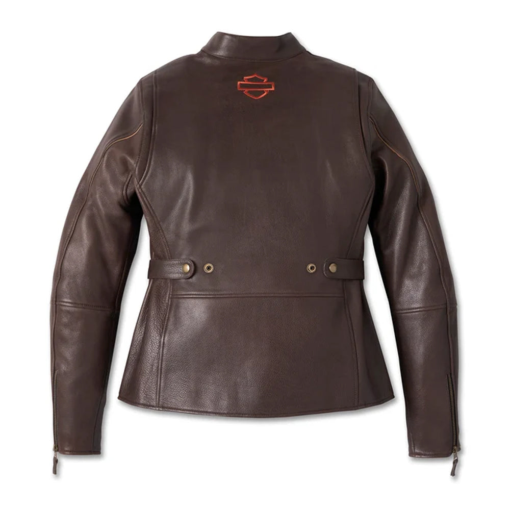 Harley-Davidson Women's Victory Lane Black Leather Riding Jacket