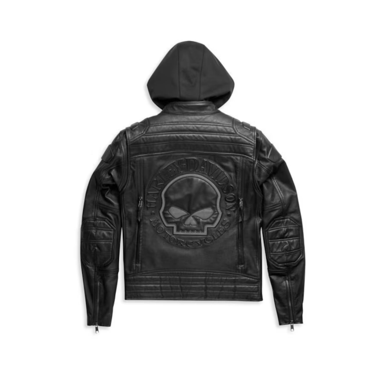 Harley Auroral Black Leather Jacket Leather Outlet