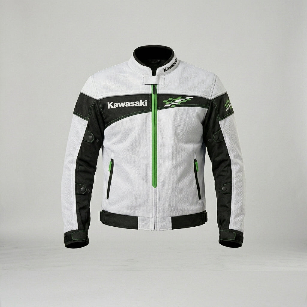 Kawasaki Racing Motorcycle Jacket – Men’s Sport Rider Edition