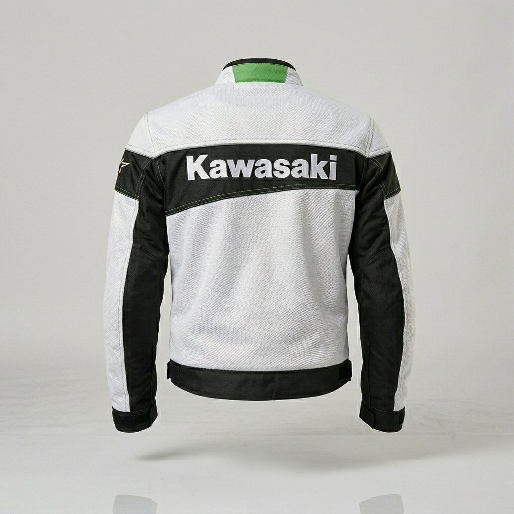 Kawasaki Racing Motorcycle Jacket – Men’s Sport Rider Edition
