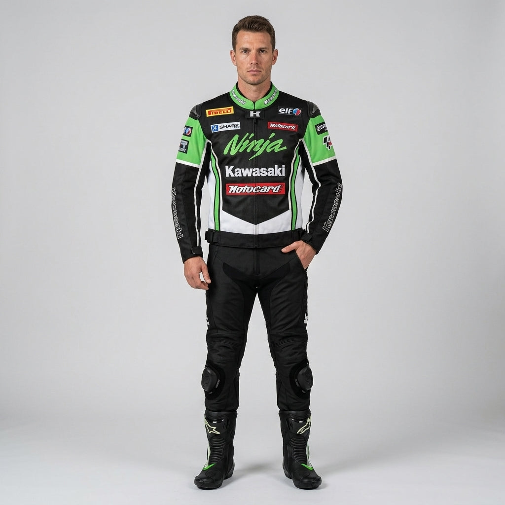 Kawasaki Ninja Motorcycle Riding Jacket – Sport Racing Edition