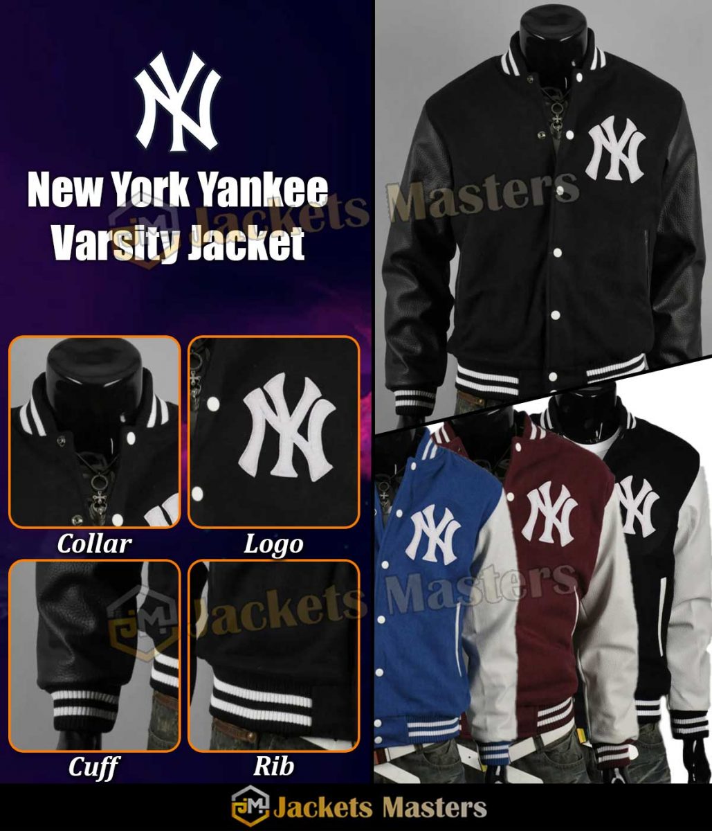 Men’s Varsity Yankee NY Letterman Jacket