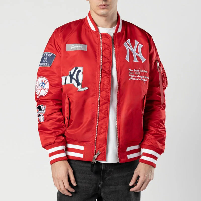 new-york-yankees-full-zip-red-bomber-jacket