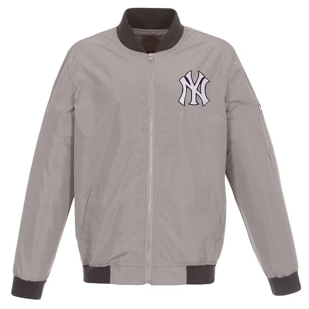 new-york-yankees-grey-nylon-bomber-jacket