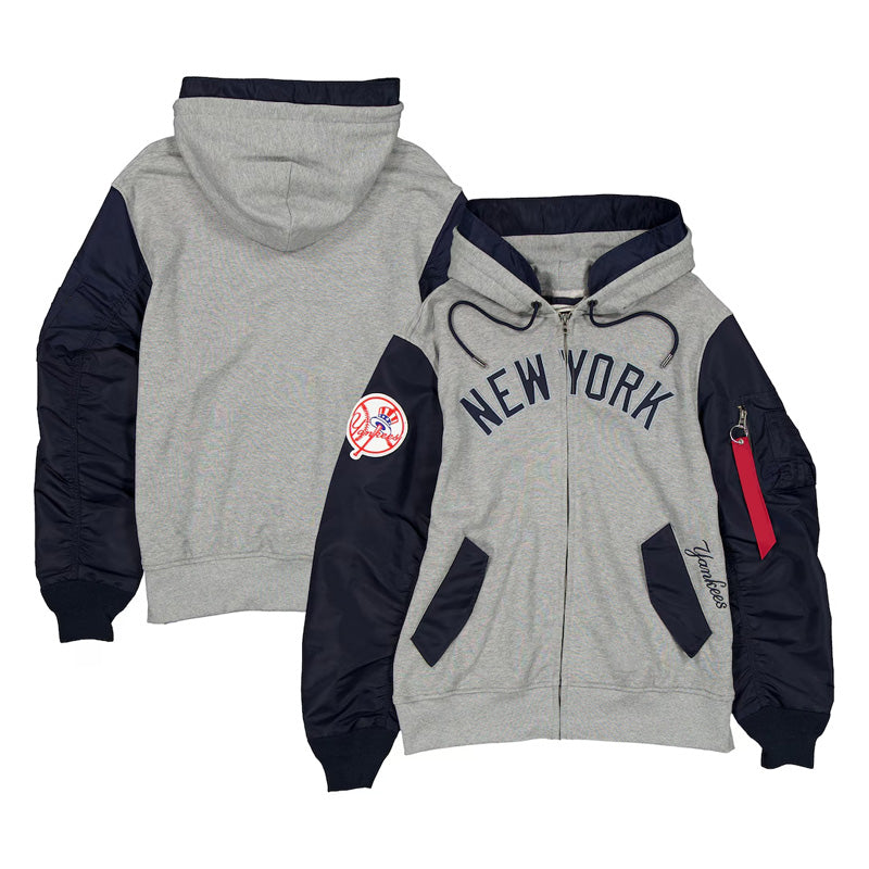 ny-yankees-heather-gray-navy-full-zip-hoodie-jacket