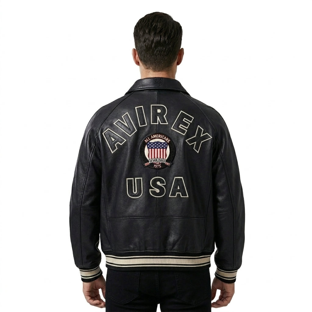 Distressed Leather Moto Jacket – Vintage Heritage Edition